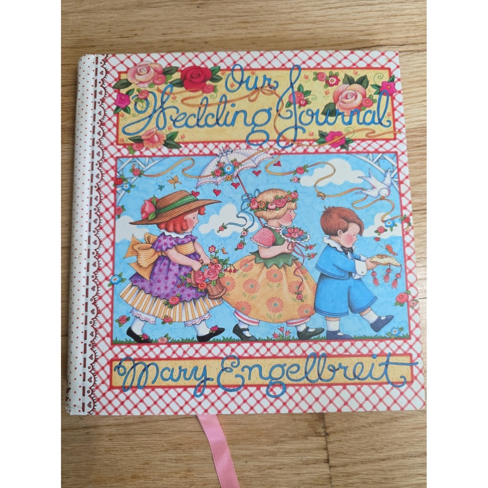 Mary Engelbreit Our Wedding JOURNAL Memory Book Hard Cover Spiral Bound 1996 New